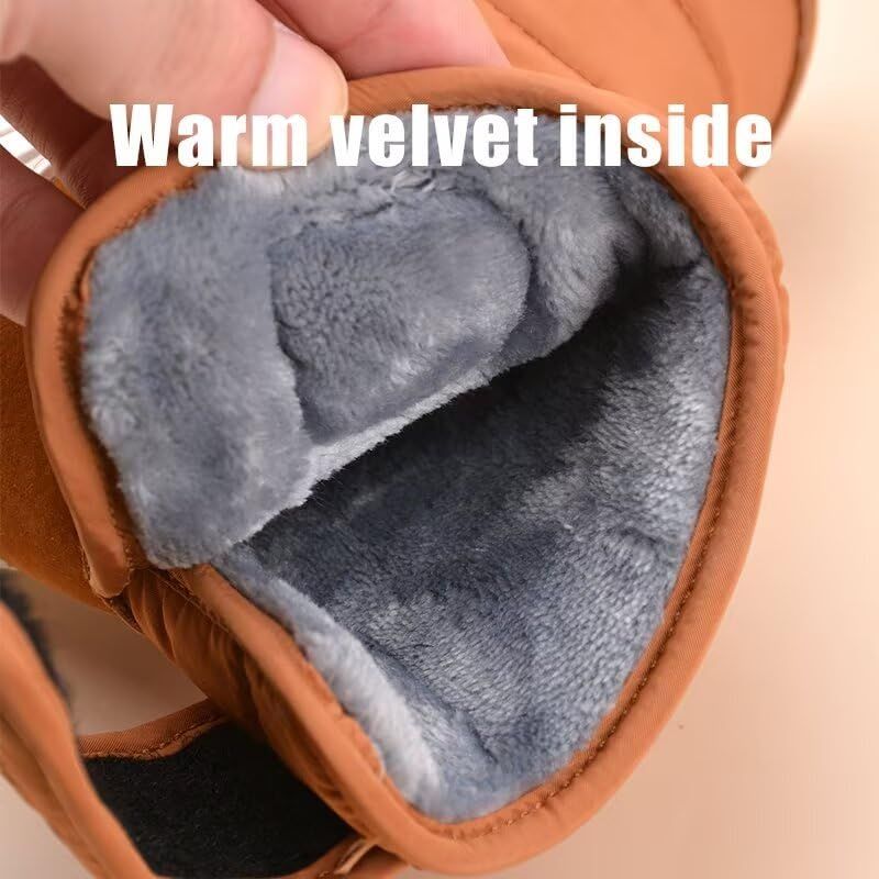 Toddler Boy Girl Anti Slip Warm Winter Boots grey AU9 Size for Outdoor Walking Snow Sport Trekking - Image 5