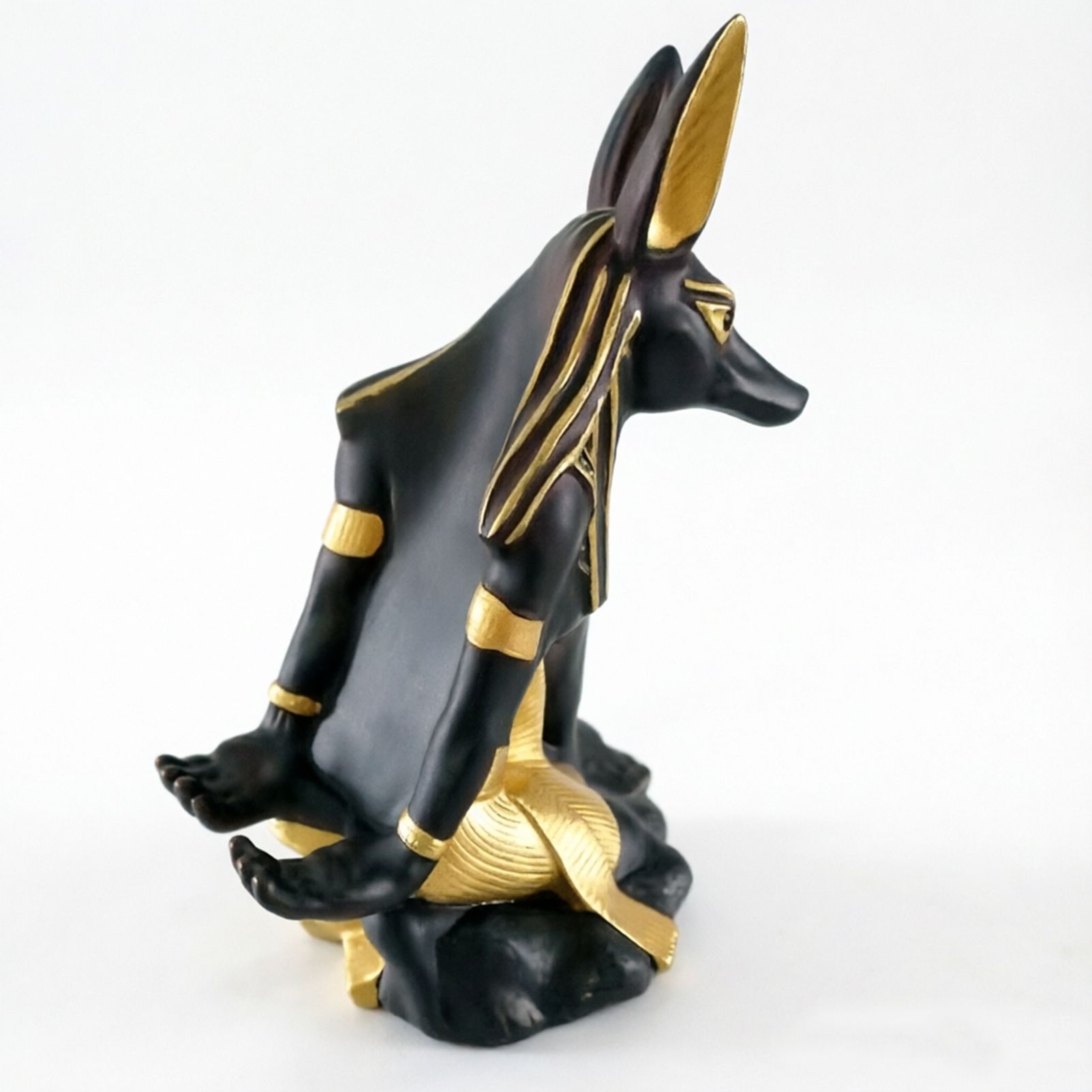 Ancient Egyptian Anubis Wine Rack - Creative Resin Craft Wine Bottle Holder, Home Bar Cabinet Decoration - Image 3