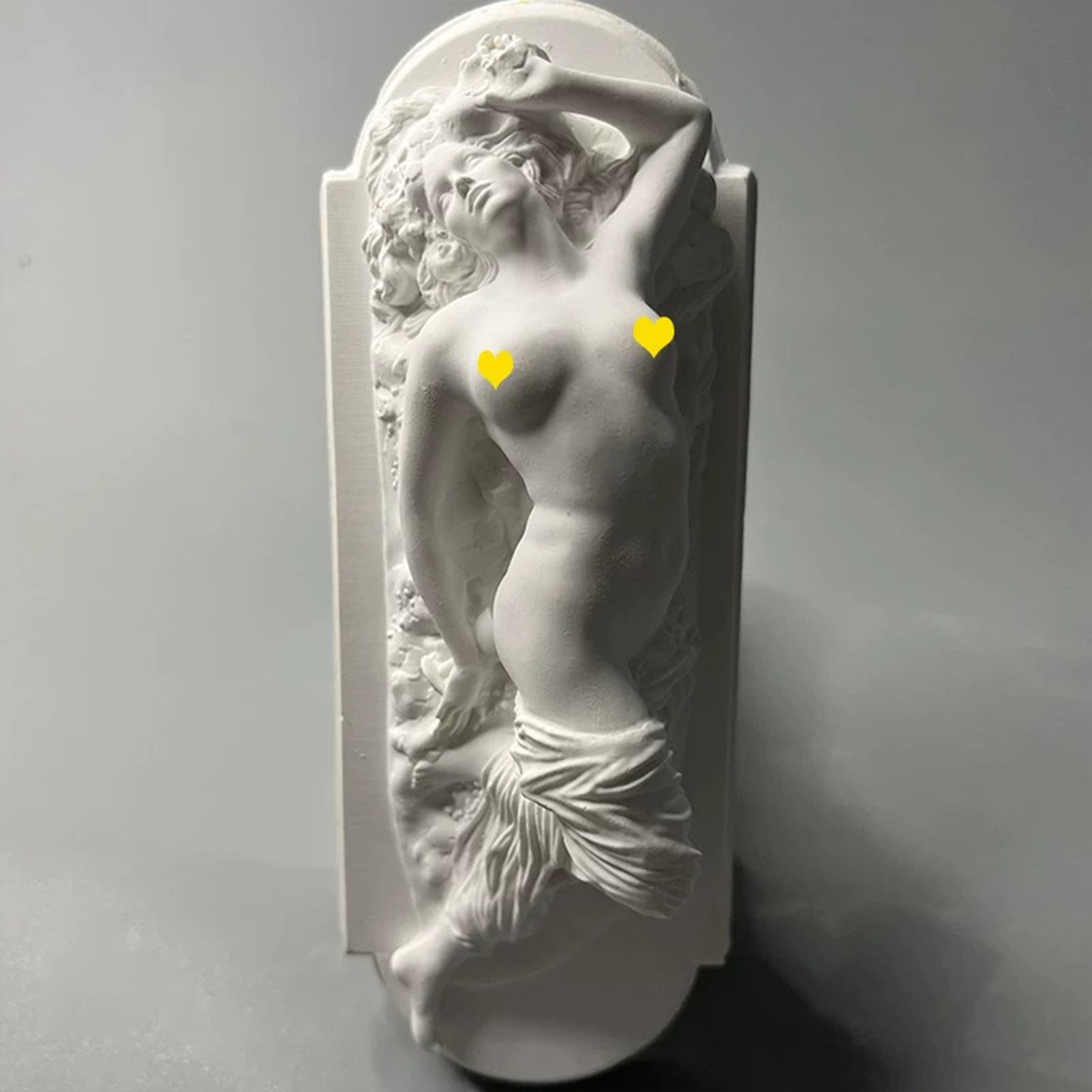 Nordic Retro Relief Roman European Figure Sculpture Plaster Statue - Artistic Home Decor for Shelf, Desk & Study, Perfect Gift for Art Lovers - Image 1