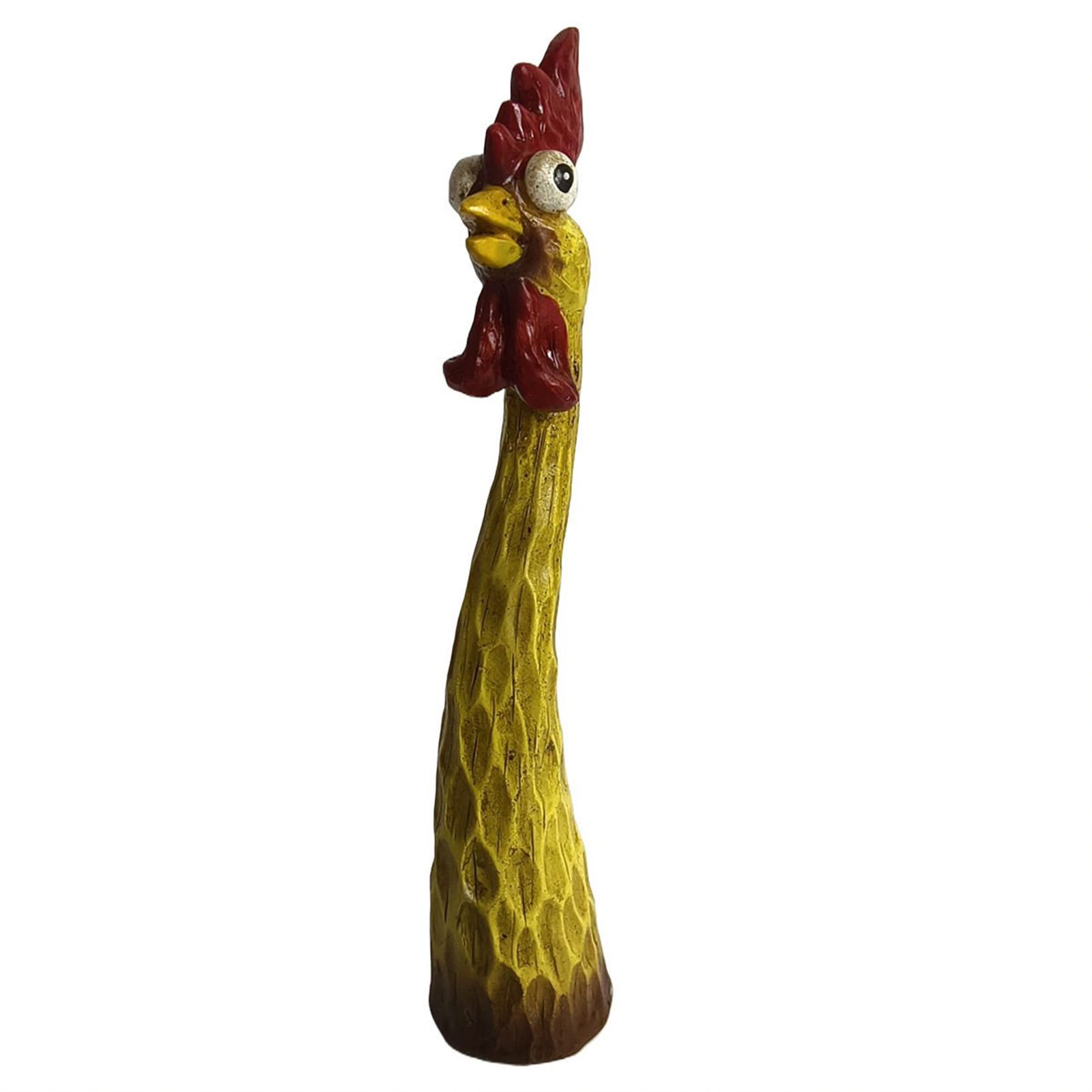 Outdoor Garden Decor Chicken Resin Animal Statues, Fun Lawn Ornaments for Farmhouse or Microlandscape Design, Weatherproof & Durable - Image 1