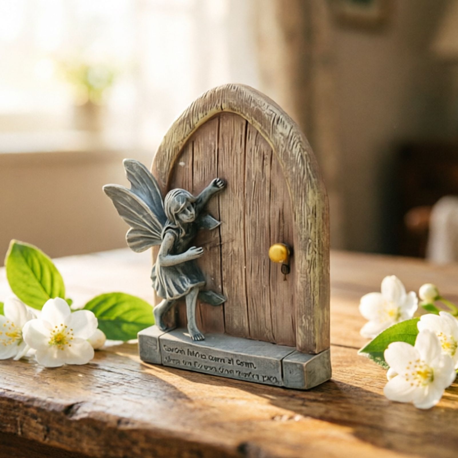 Whimsical Fairy Door Garden Statue Enchanting Outdoor & Indoor Decor for Flower Beds, Patios, Lawns, and Fairy Gardens - Image 4