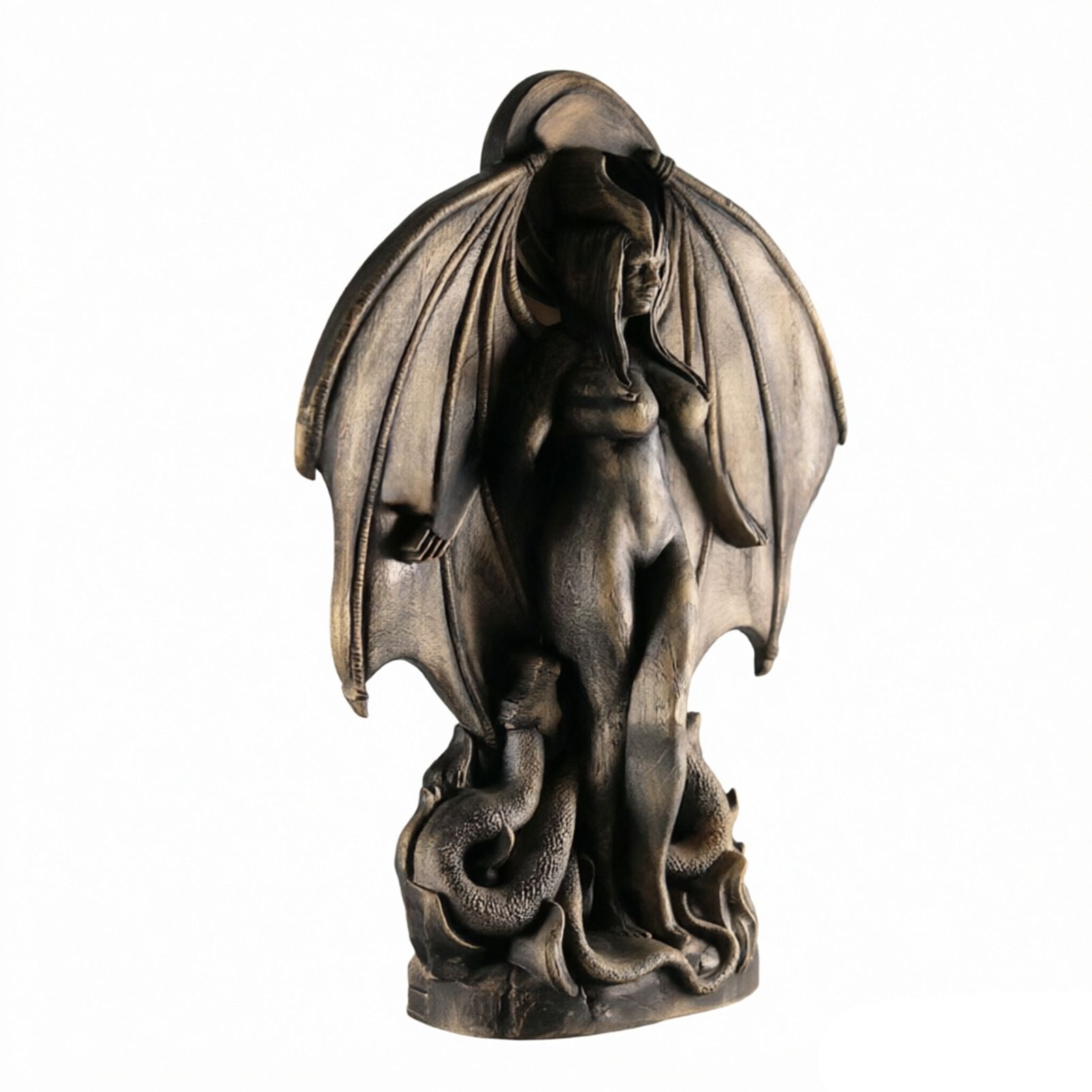 Lilith Inanna Goddess Statue - Gothic Resin Figurine, Halloween Home Decor - Image 2