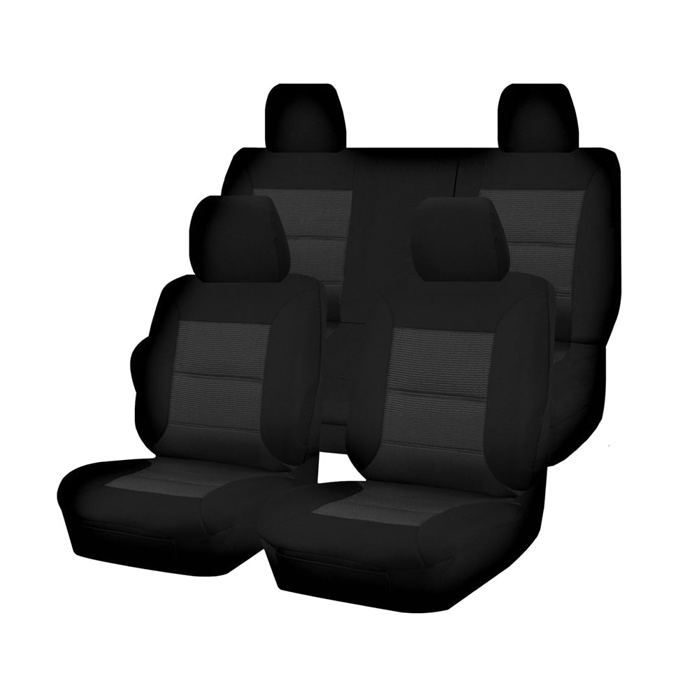 Seat Covers for TOYOTA COROLLA HYBRID HATCH ZWE211R - ZR 06/2018 -ON PREMIUM BLACK - Image 1