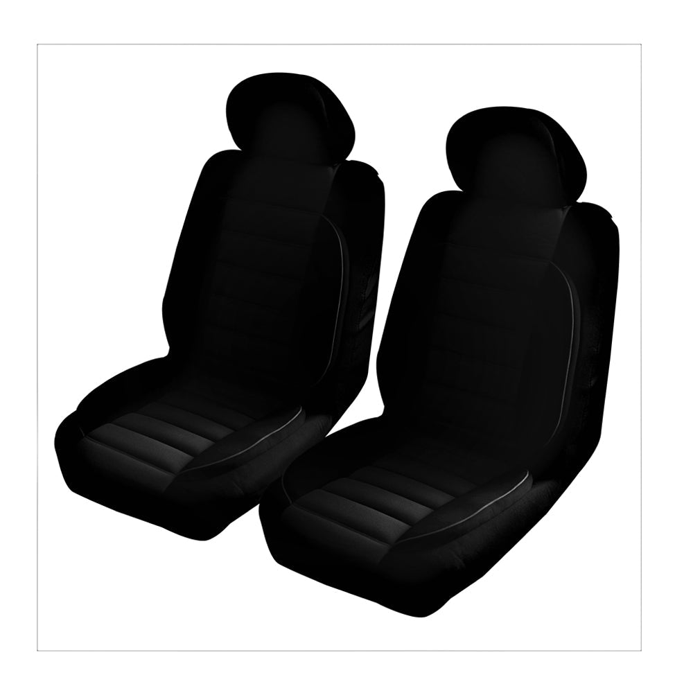 Universal Comfort Plus Front Seat Covers Size 30/35 | Black - Image 1