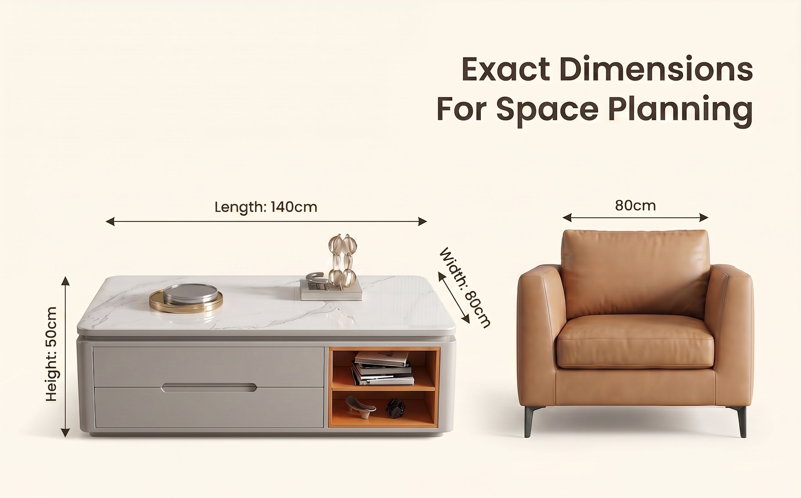 Chinese Light Luxury Minimalist 12mm Sintered Stone Coffee Table - Image 8