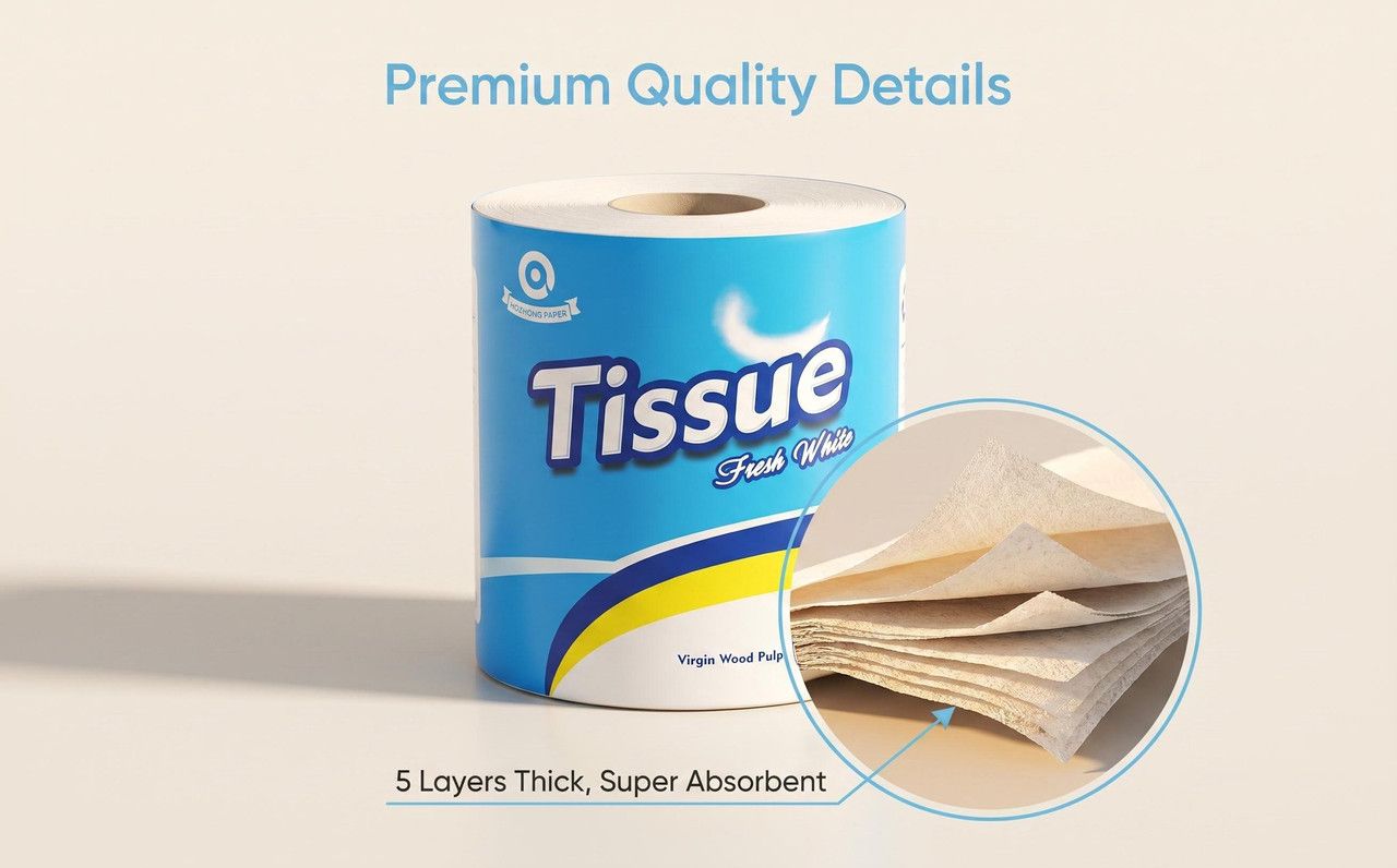 Coreless Toilet Paper, 18 Rolls Per Carton - Image 6