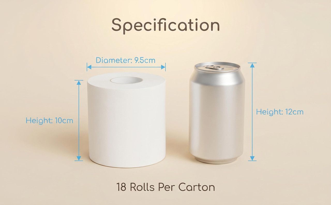 Coreless Toilet Paper, 18 Rolls Per Carton - Image 7