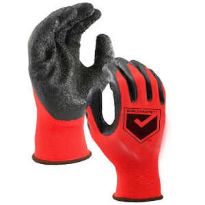 12Pcs Work Gloves Latex Coated General Purpose Hand Protection Garden Mechanic-XL - Image 1