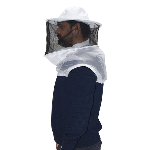 Beekeeping Bee Half Body Round Head Veil Protective Gear - Image 2