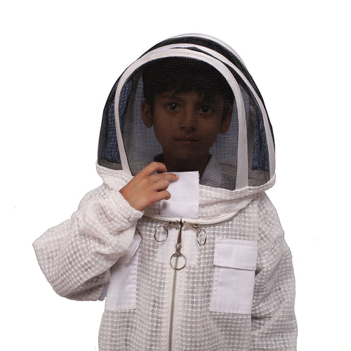 Beekeeping Bee Kids Full Suit 3 Mesh Layer Beekeeper Protective Gear S - Image 1