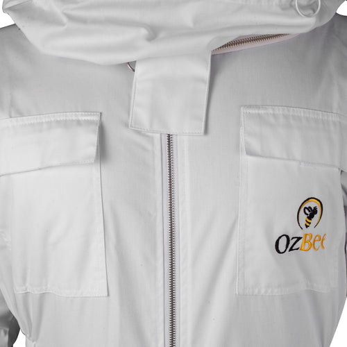 Beekeeping Bee Full Suit Standard Cotton With Round Head Veil S - Image 3