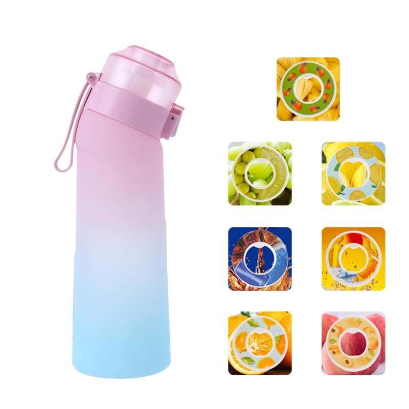 0 Sugar 0 Calorie Scented Water Bottle Gradient of pink and blue - Image 1