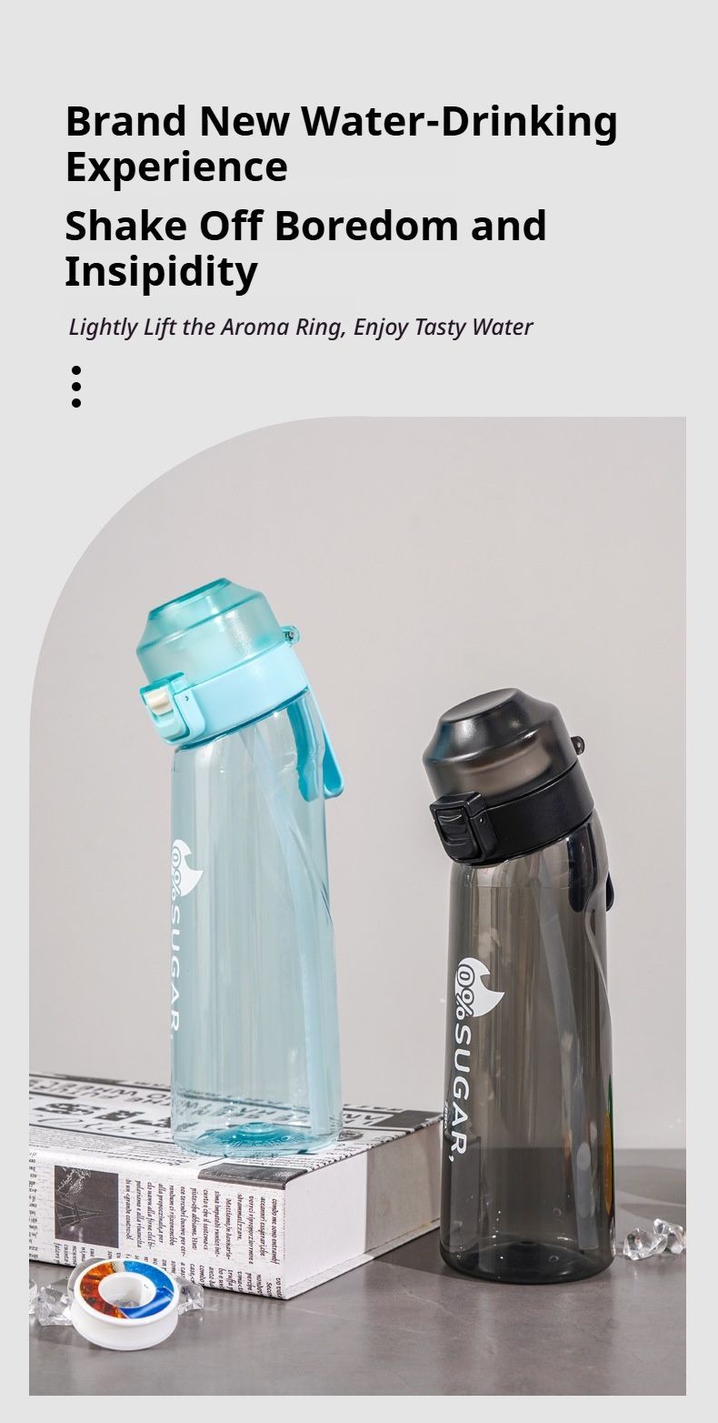 0 Sugar 0 Calorie Scented Water Bottle Gradient purple pink - Image 7