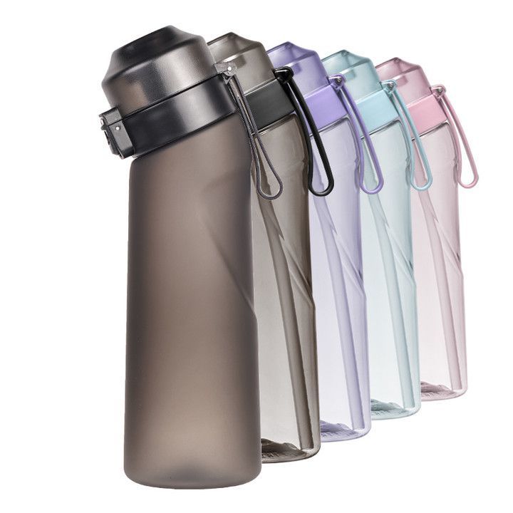 0 Sugar 0 Calorie Scented Water Bottle Matte Black - Image 2