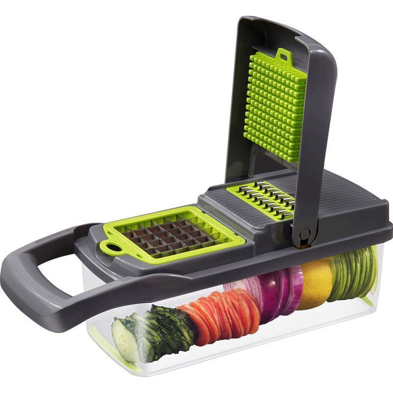 14-in-1 Vegetable Chopper (11 Blades+Spoon-shaped Tool) - Image 8