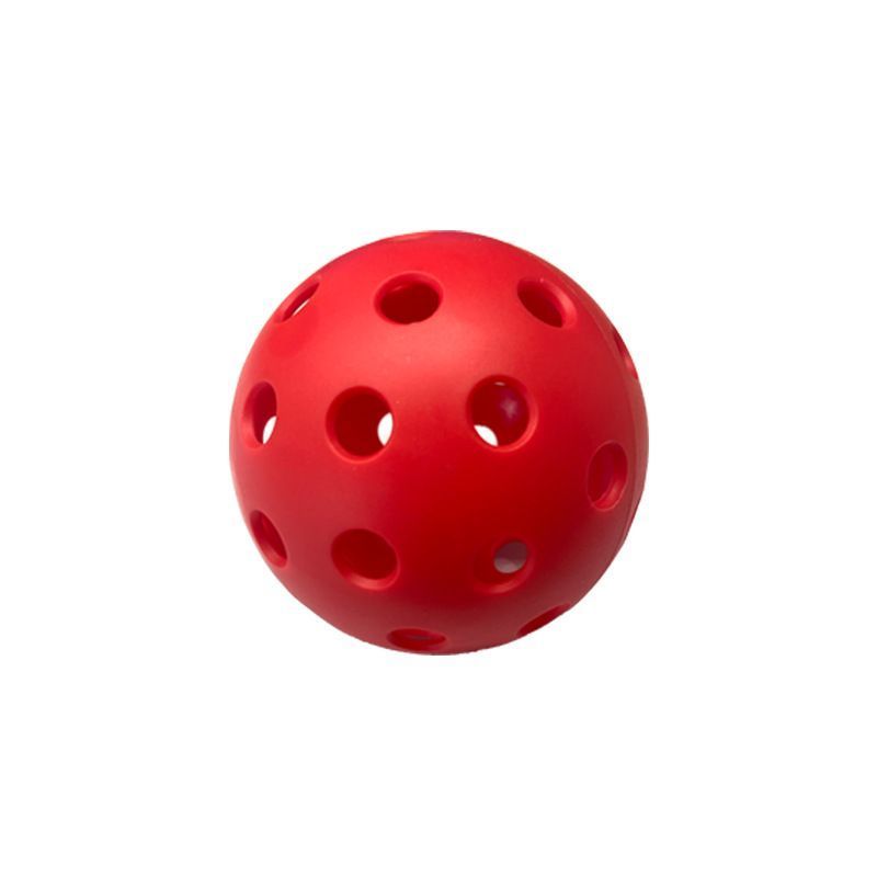 15-Pack 72mm Red Pickleballs 26-Holes - Image 1