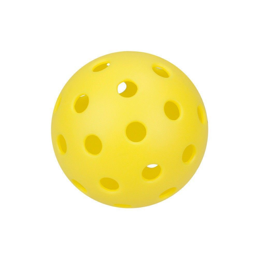 15-Pack 72mm Yellow Pickleballs 26-Holes - Image 1