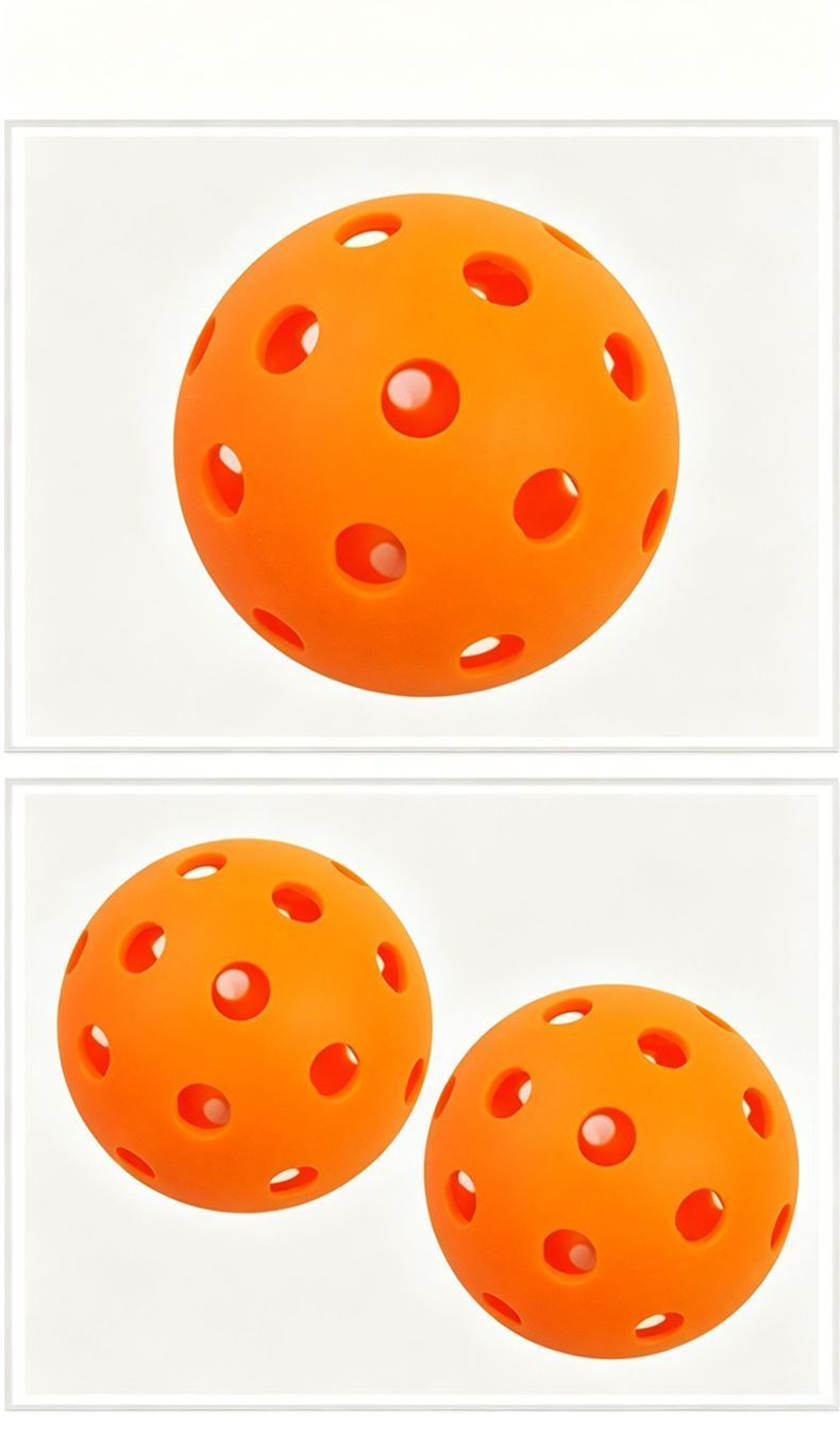 15-Pack 74mm Green Pickleballs 40-Holes - Image 4