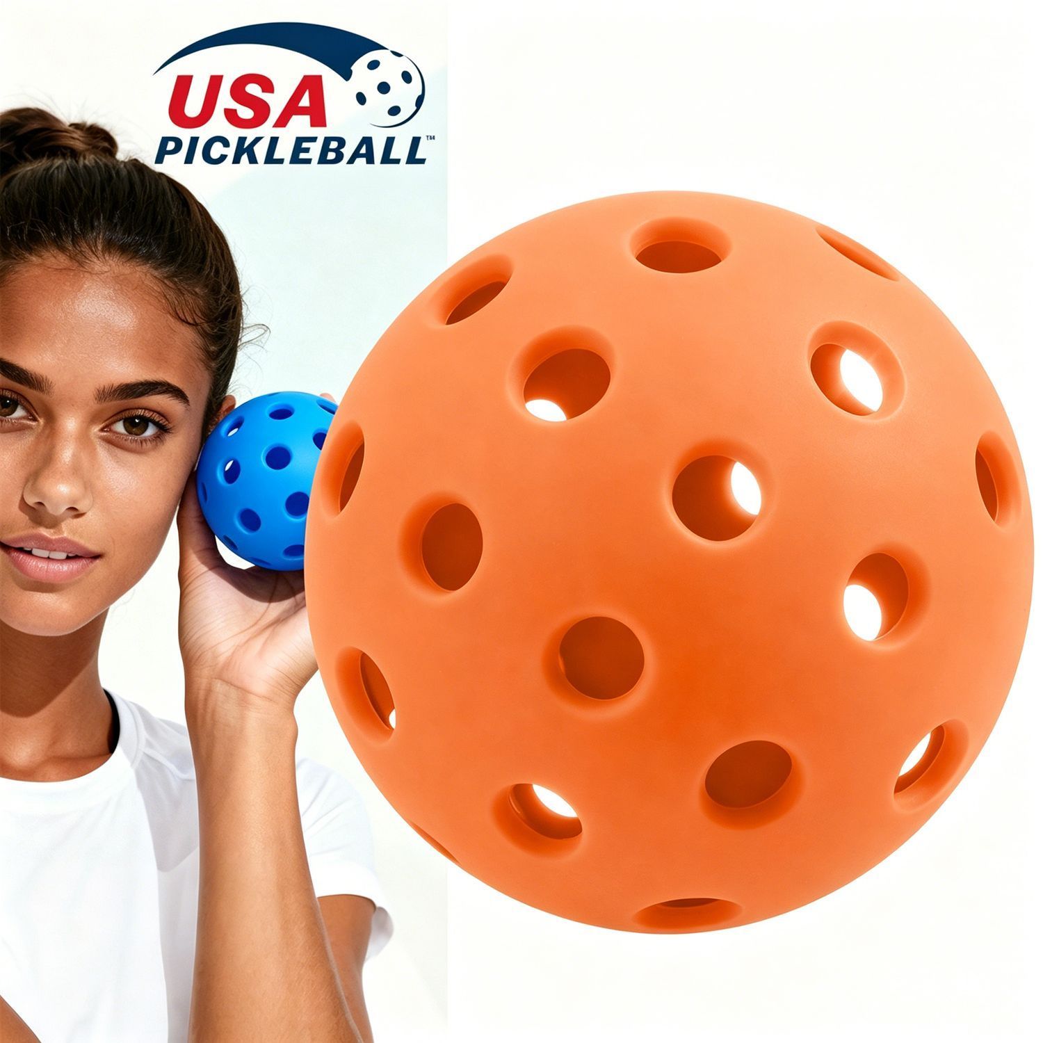 15-Pack 74mm Purple Pickleballs 40-Holes - Image 6