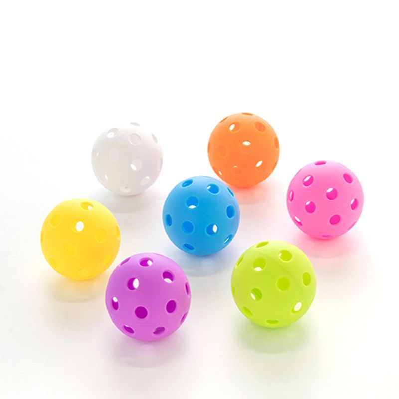 15-Pack 74mm Yellow Pickleballs 40-Holes - Image 2