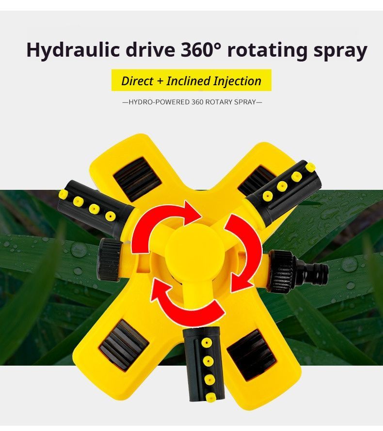 1SetSprinkler(Base+Trident)-Yellow - Image 2