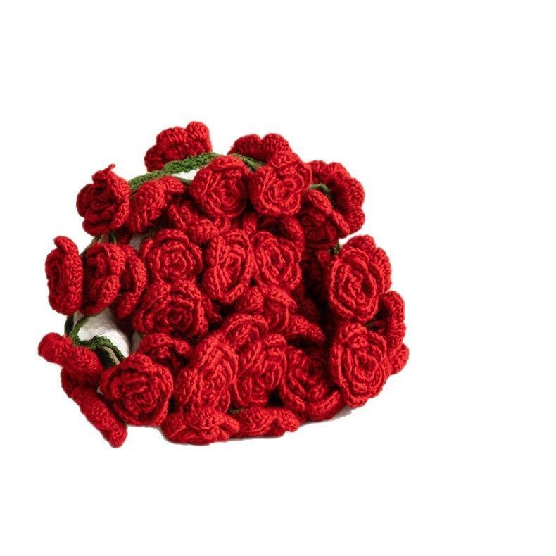 33 Red Rose Bouquet Blanket Diameter Approximately 80CM - Image 2