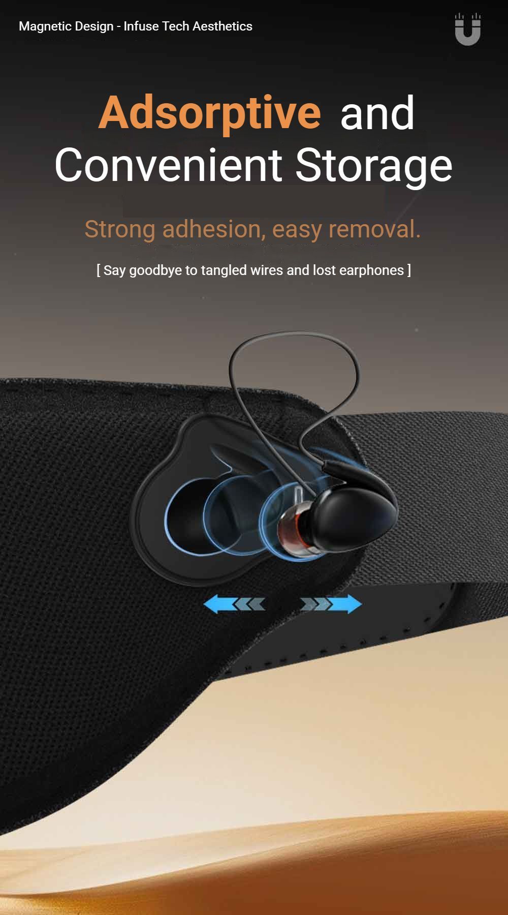 3D Bluetooth Sleep Eye Mask Black - Image 8