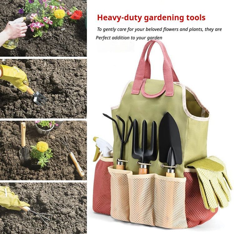 LandscapingTools5-PieceSetwithWoodenHandles - Image 3