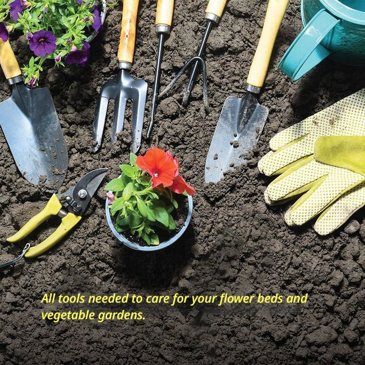 LandscapingTools5-PieceSetwithWoodenHandles - Image 6