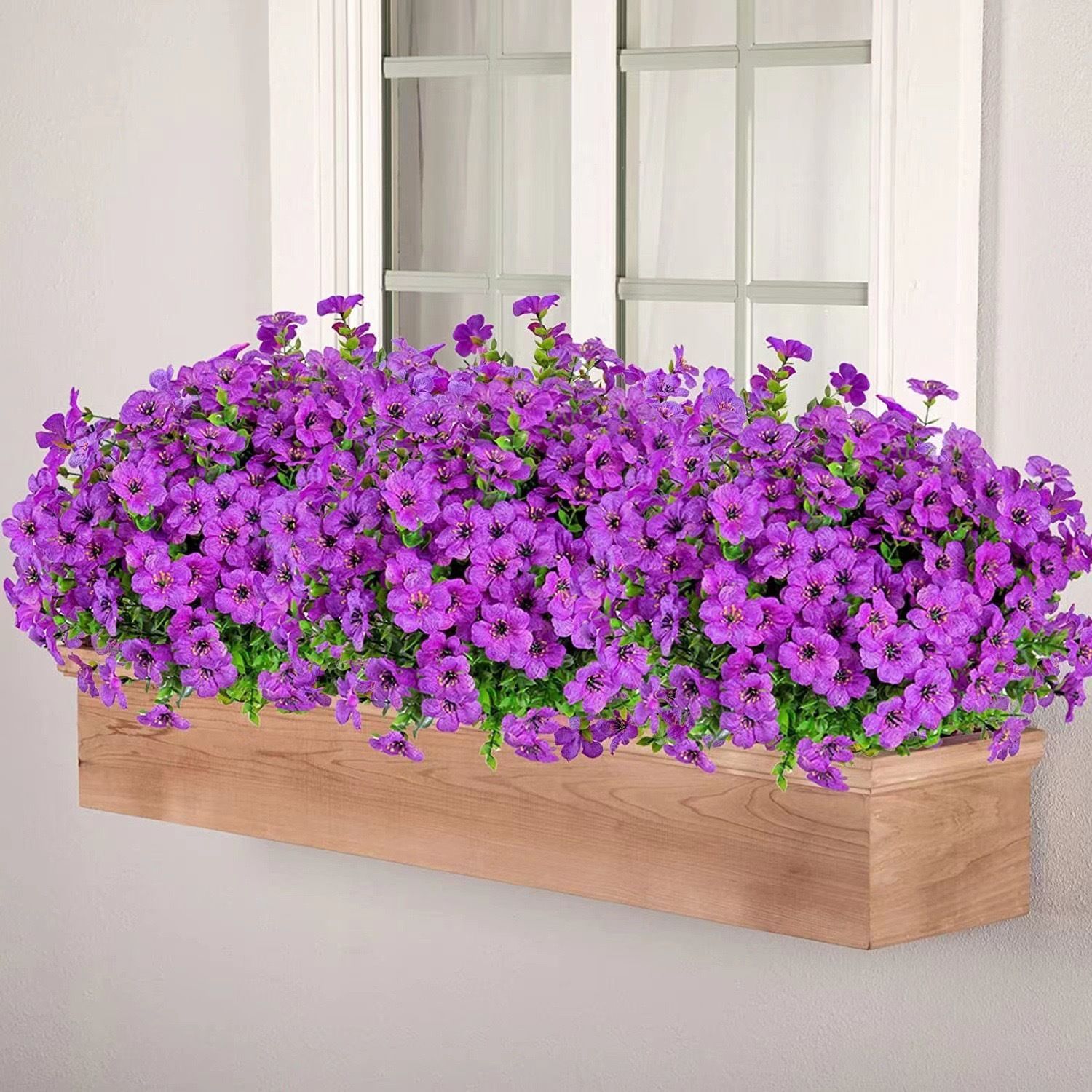 7 Heads 35 Mesh Eucalyptus Violet Light Purple 21 Bunches - Image 7