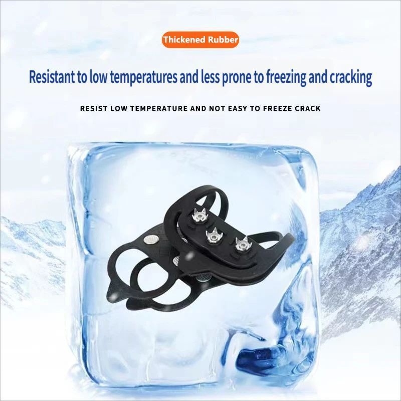 8-toothed crampon anti-slip shoe covers-Size30to40 - Image 5