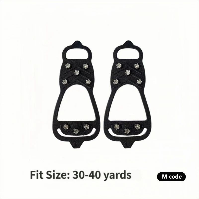 8-toothed crampon anti-slip shoe covers-Size41to44 - Image 3