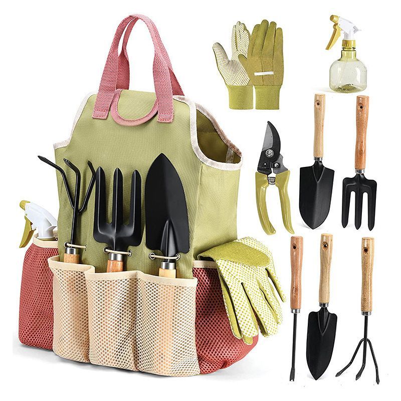Landscaping9-PieceSet(IncludesTools,Shears,Bag,WateringCan) - Image 1