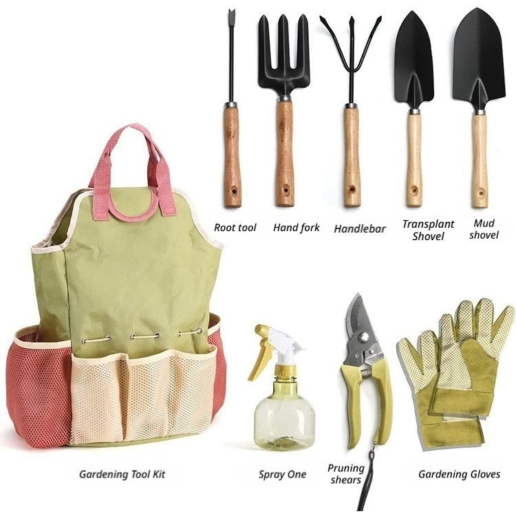 Landscaping9-PieceSet(IncludesTools,Shears,Bag,WateringCan) - Image 2