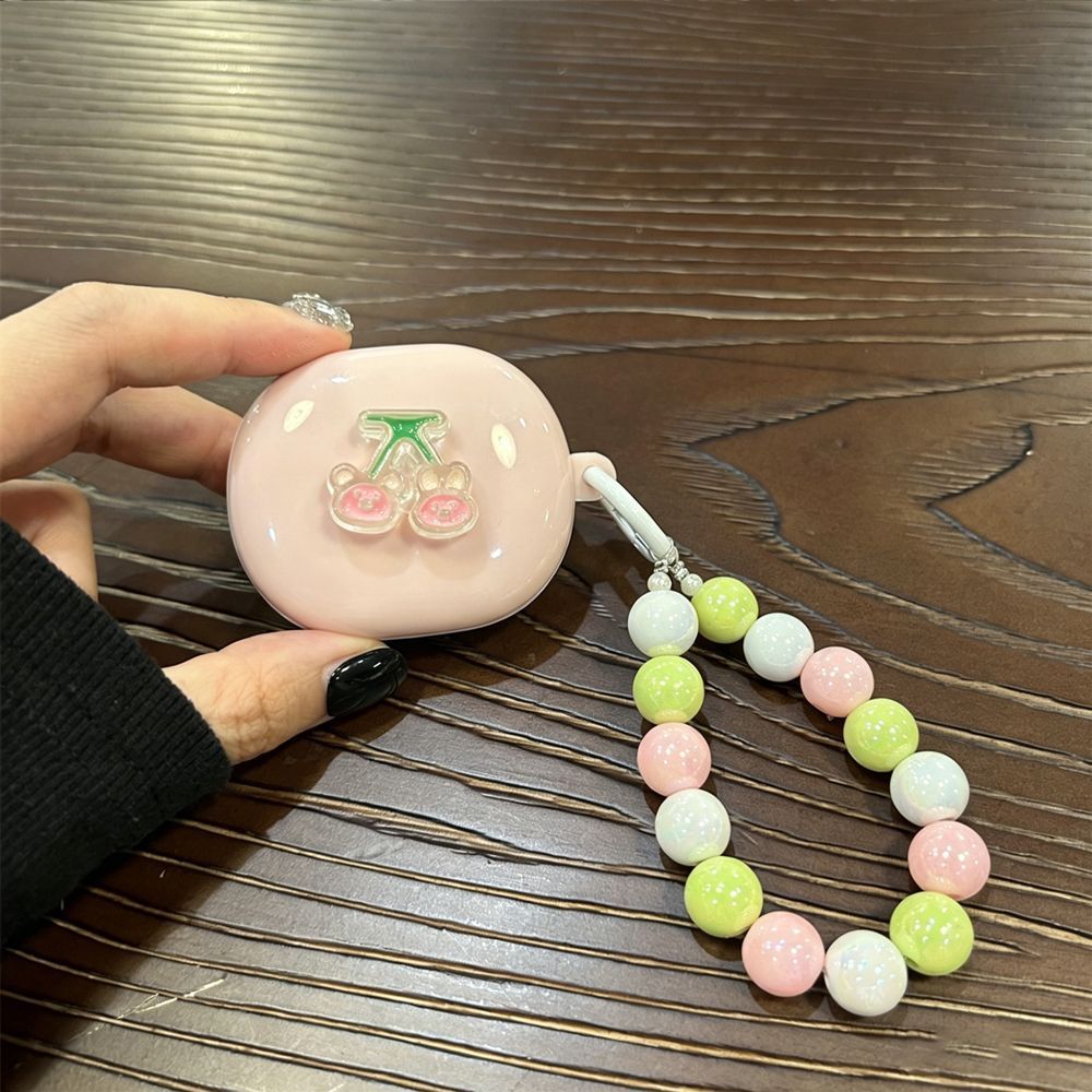 AirPods Pro Electroplated Heart [Black Shell] + Smiling Face Bracelet - Image 6