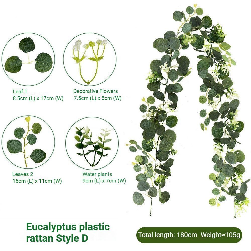 Artificial Eucalyptus Vine purple - Image 7
