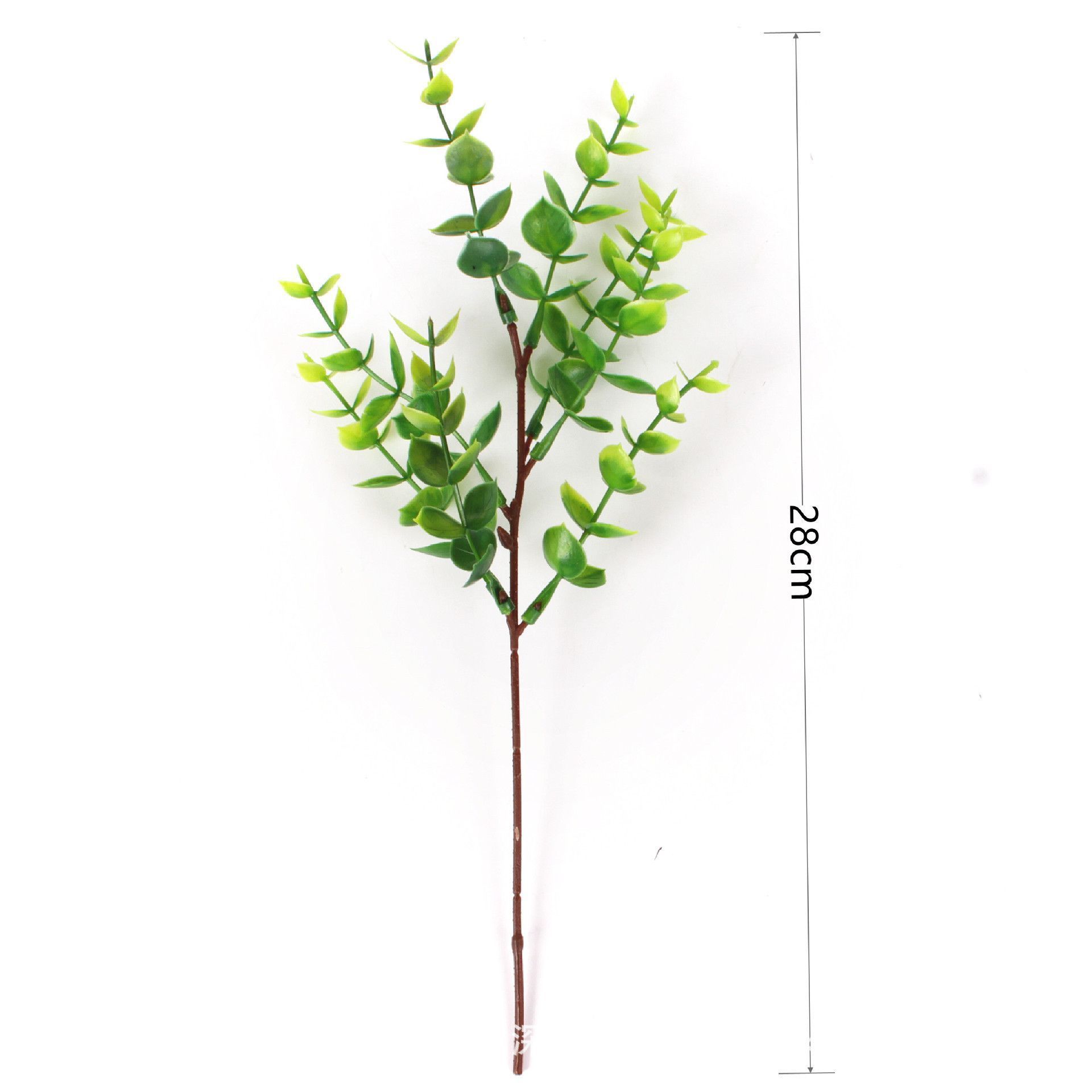 Artificial-flower-Eucalyptus-28cm-bright-green-1piece - Image 1