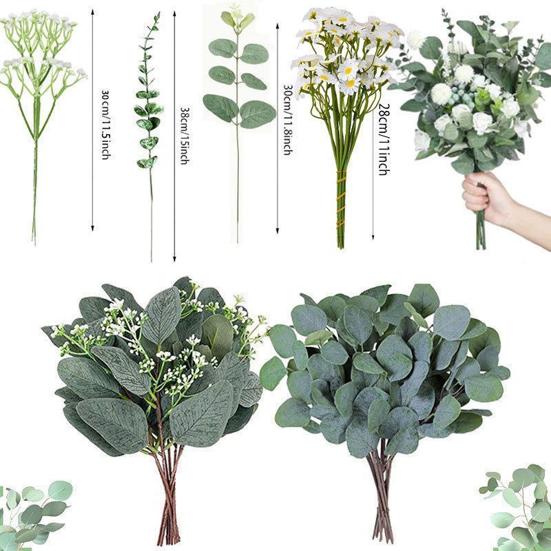 Artificial-flower-Long-pointed-leaf-with-fruit-27cm - Image 4
