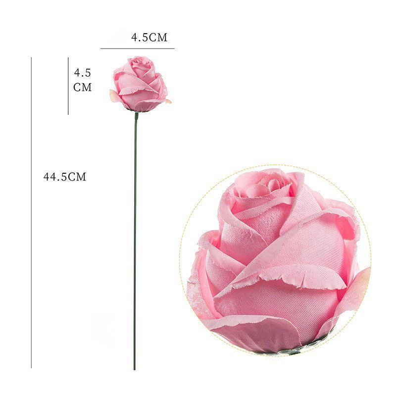 Artificial-flower-Rose-pink-1piece-44cm - Image 1