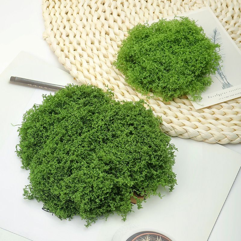 diy artificial moss lawn-Dark Green Filamentous Moss 1000g (Bulk) - Image 1