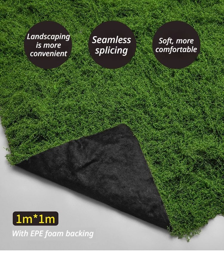 diy artificial moss lawn-Light Green Filamentous Moss 1000g (Bulk) - Image 7