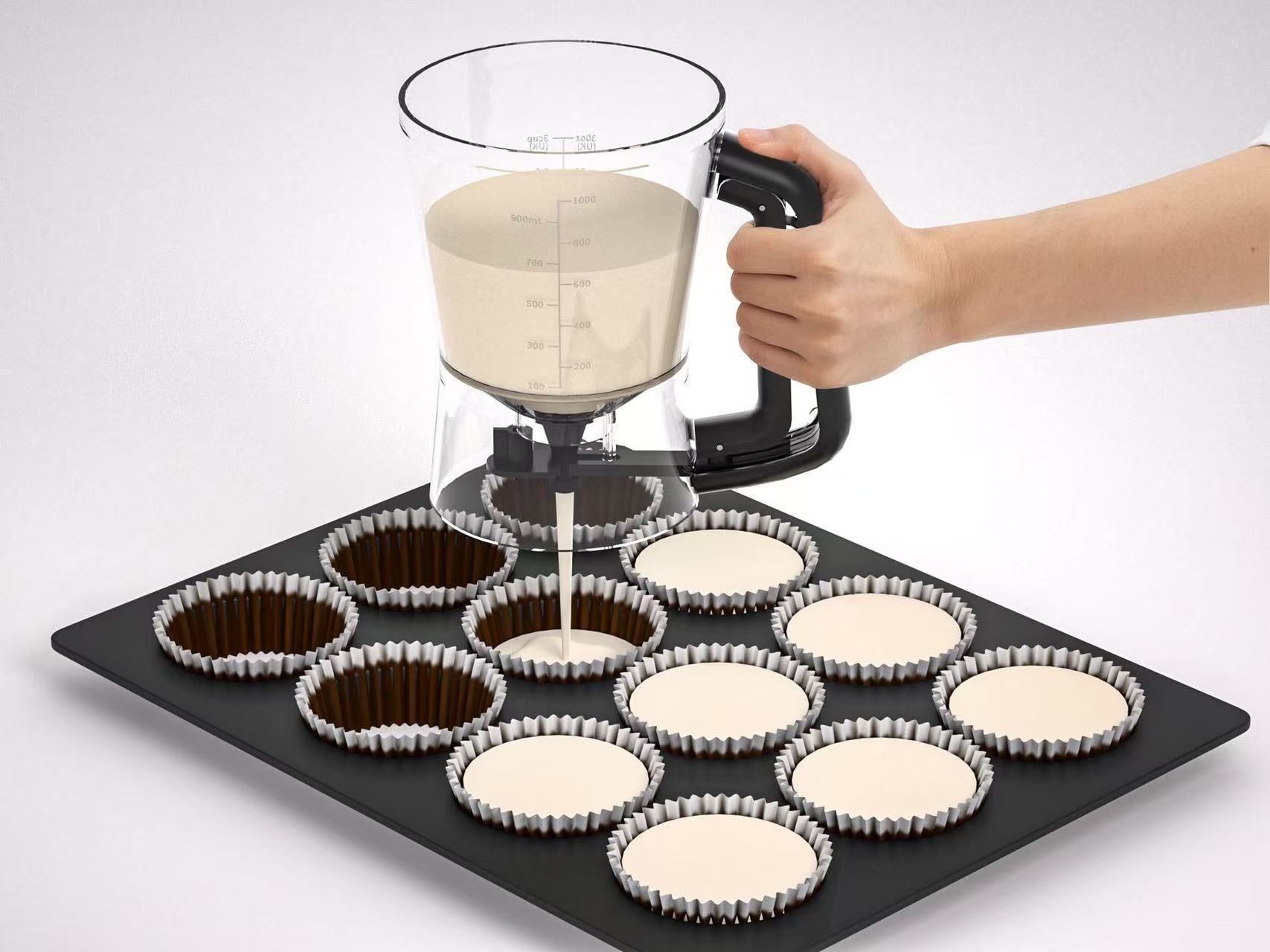 Handheld cake batter separator-Black - Image 5