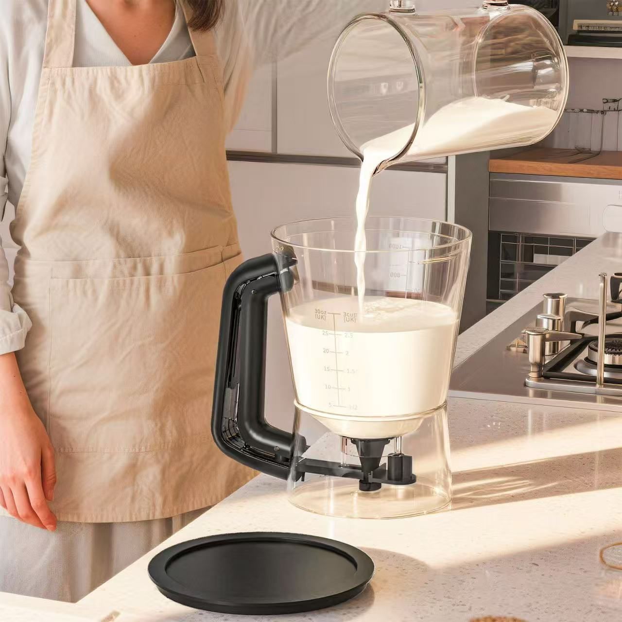 Handheld cake batter separator-Black - Image 6