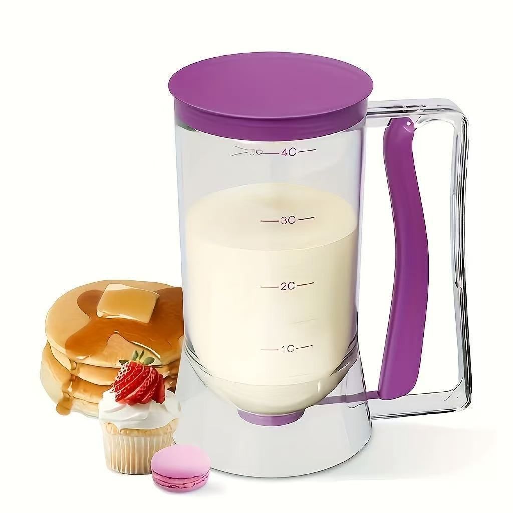 Handheld cake batter separator-Purple - Image 1