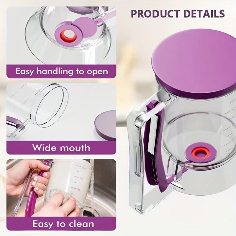 Handheld cake batter separator-Purple - Image 4