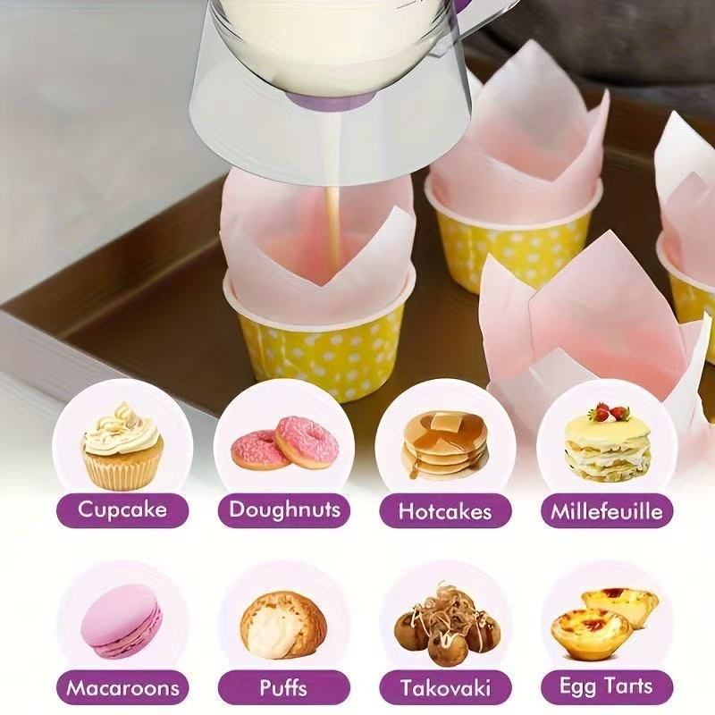 Handheld cake batter separator-Purple - Image 5