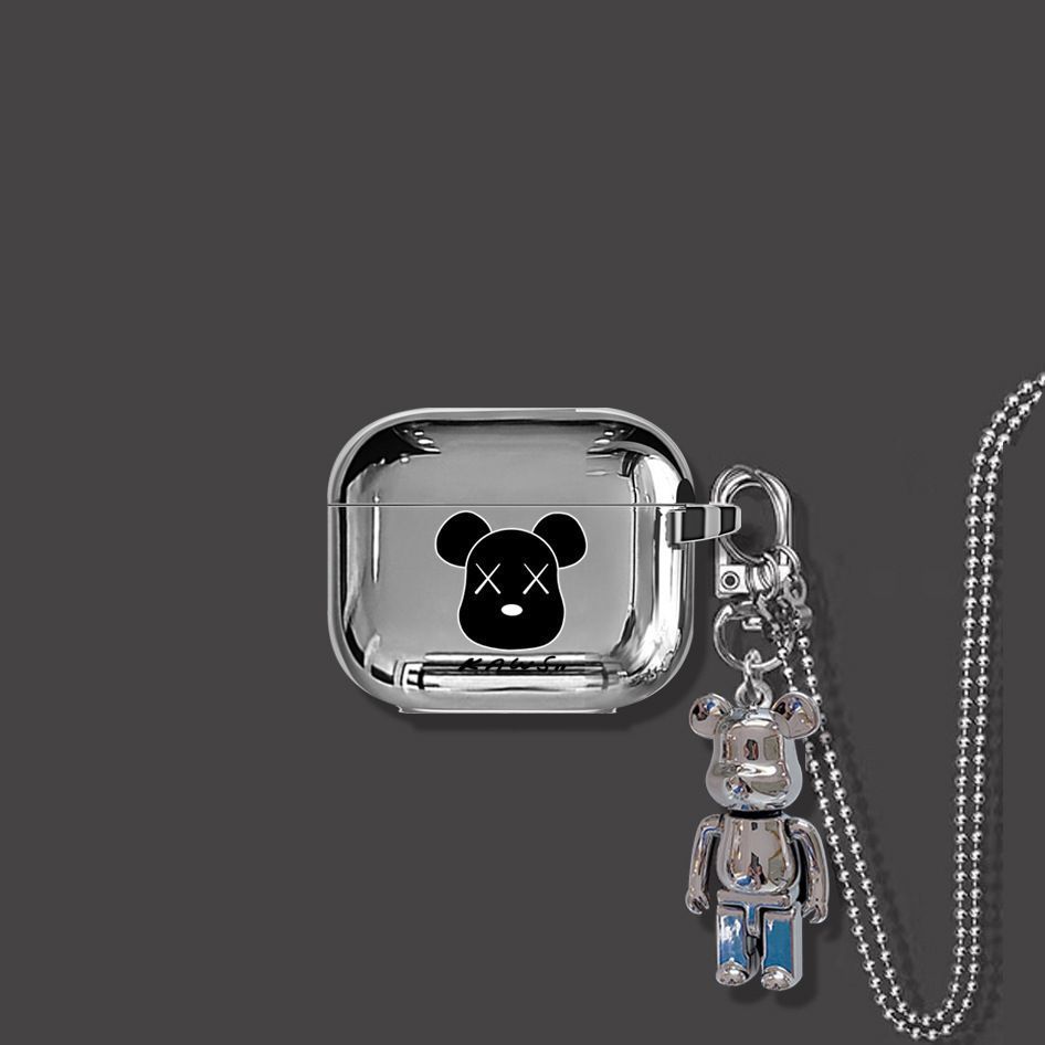 Bear AirPods 3 Case+Keyring+Necklace - Image 1