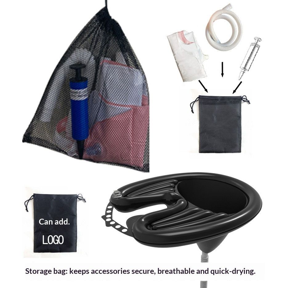 BlackHairWashingBasin+LargeShowerCap+DrainBasket - Image 2