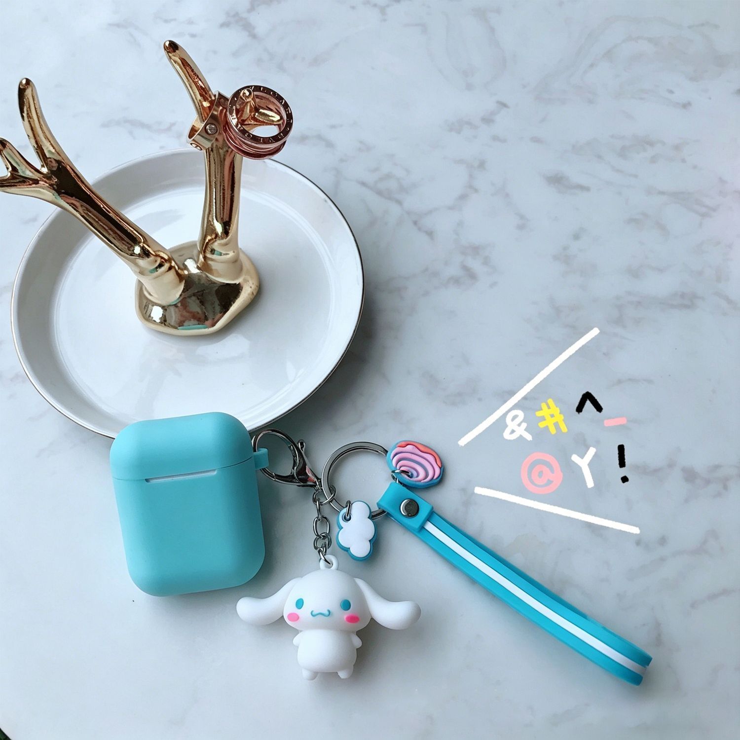 Black set + shoe pendant Apple AirPods 3 - Image 6