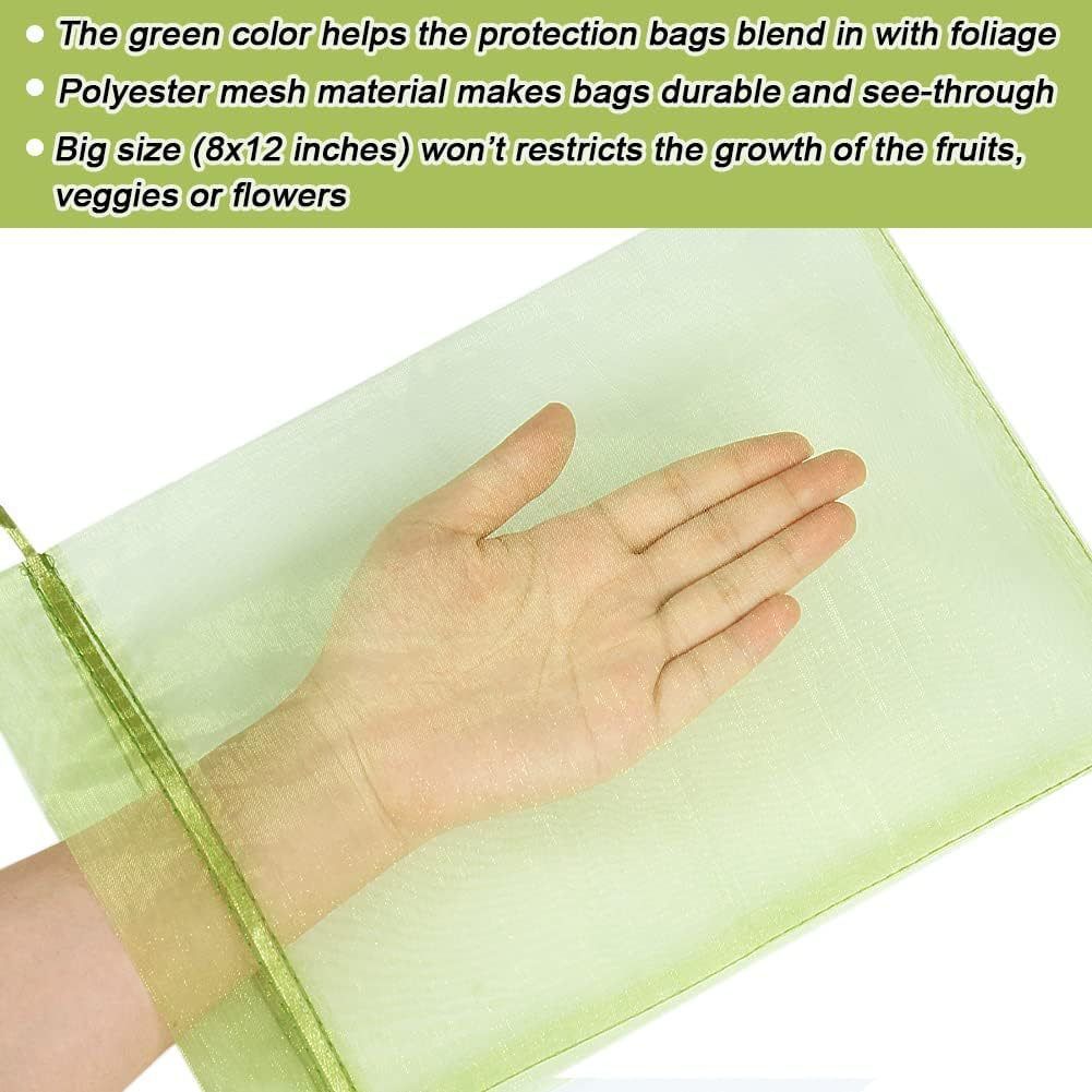 Insect-proofMeshBags,Black,20-Pack - Image 6